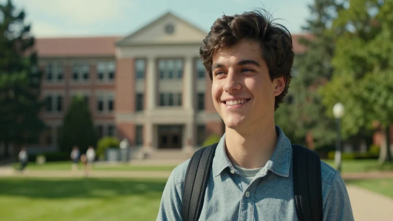Beca de Manutención 2026: ¡Consíguela Rápido y Fácil! 6 Estudiante sonríe bajo luz cinematográfica brillante