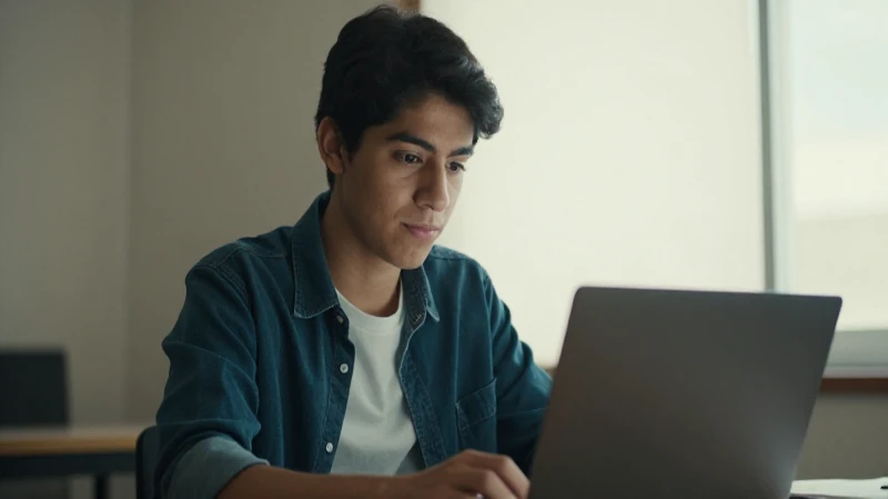 Joven estudiante mestizo con luz suave
