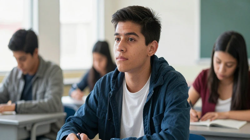 BECAS DE MEDIA SUPERIOR: ¡DESCUBRE REQUISITOS 2026! 6 Joven estudiante mexicano, luz suave y escolar
