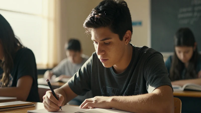 Buscador De Estatus 2026: ¡DESCUBRE tu BECA AHORA! 6 Estudiante mexicano estudia bajo luz cálida