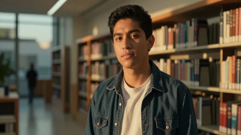 BECAS IEMS: ¡Descubre la NUEVA ENTREGA en CDMX 2026! 5 Estudiante mexicano estudia bajo luz dorada cálida
