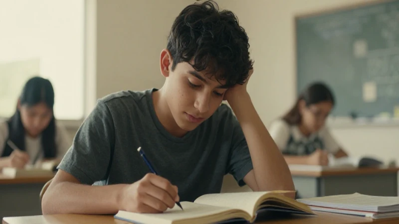 Estudiante mestizo mexicano, luz cálida y suave