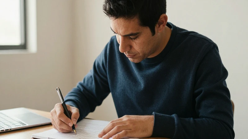 CÉDULA DE SOLICITUD DE INCORPORACIÓN: ¡Descubre Cómo! 6 Hombre mestizo rellena formulario a contraluz suave