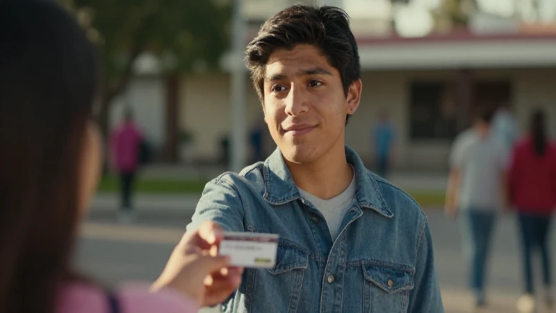 Joven estudiante mexicano recibe una postal cálida