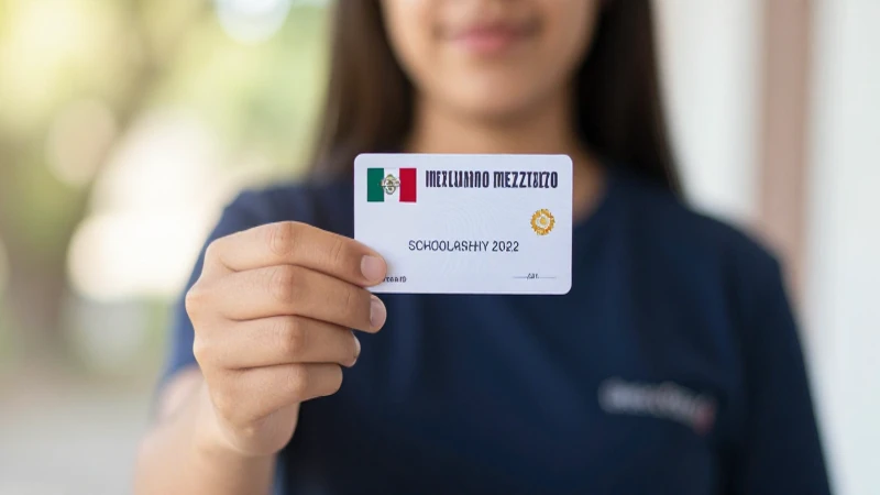 Estudiante mestizo, beca e iluminación suave