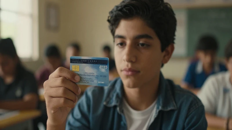 Becas Rita Cetina: ¡Conoce las Fechas Impresionantes! 5 Joven estudiante mexicano con tarjeta Bancobirría