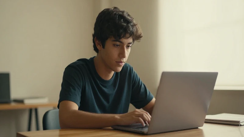 Accede a la Beca Jóvenes Escribiendo el Futuro 2026 5 Estudiante mexicano estudia bajo luz cálida