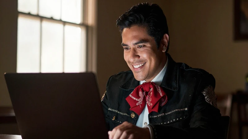Joven mexicano irradia esperanza con su portátil