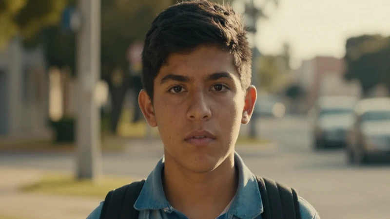 Estudiante mestizo, luz cálida y enfoque suave
