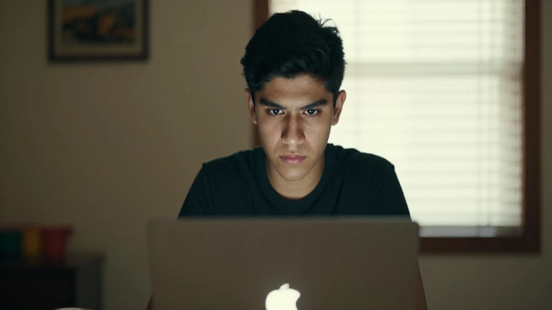 Estudiante mexicano destaca bajo luz suave