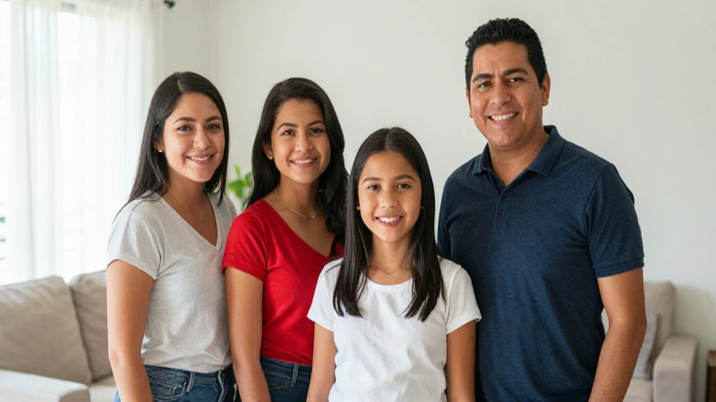 Recoge tu Beca RITA CETINA 2024: ¡Te contamos cómo! 5 Retrato familiar mexicano feliz en ambiente cálido