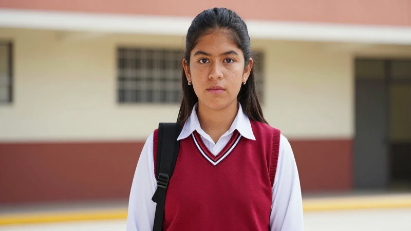 Estudiante mexicano destaca bajo luz cálida