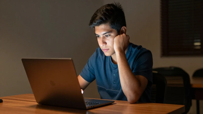 Beca Rita Cetina 2026: ¡Descubre TODO sobre REGISTRO! 7 Estudiante mestizo estudia con su portátil